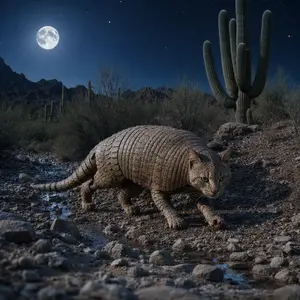 Armadillo + Cat