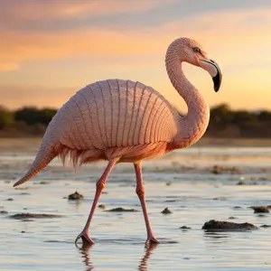 Armadillo + Flamingo