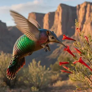 Armadillo + Hummingbird