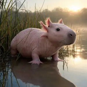 Axolotl + Capybara