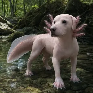 Axolotl + Dog