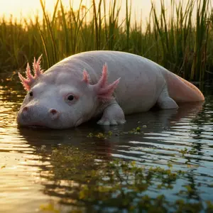 Axolotl + Hippopotamus