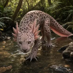 Axolotl + Leopard