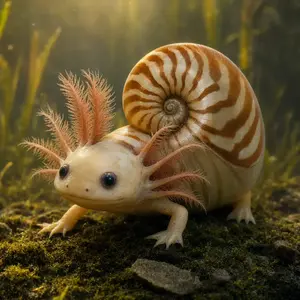 Axolotl + Nautilus