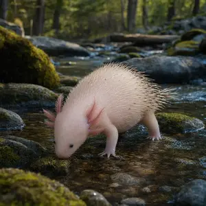 Axolotl + Porcupine