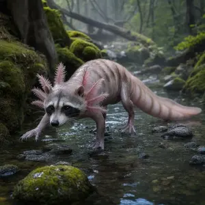 Axolotl + Raccoon