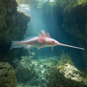 Axolotl + Swordfish