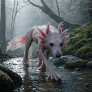 Axolotl + Wolf