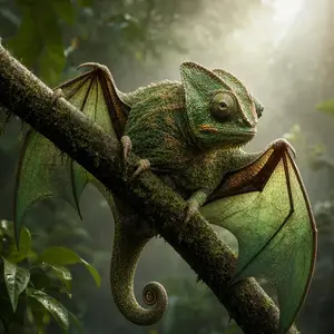 Bat + Chameleon