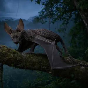 Bat + Leopard