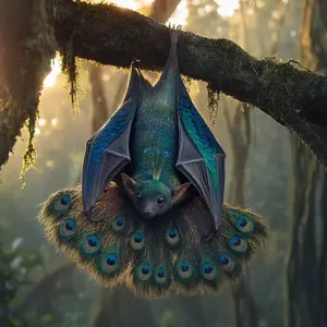 Bat + Peacock