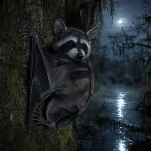 Bat + Raccoon