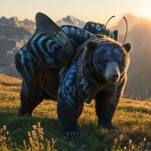 Bear + Butterfly