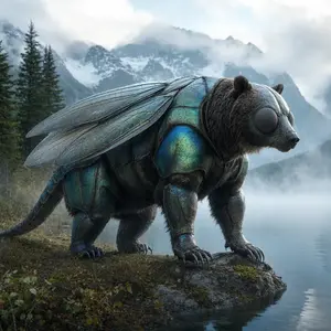 Bear + Dragonfly
