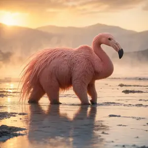 Bear + Flamingo