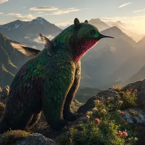 Bear + Hummingbird