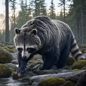 Bear + Raccoon
