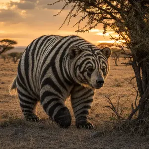 Bear + Zebra