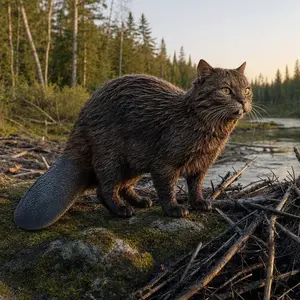 Beaver + Cat