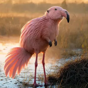 Beaver + Flamingo