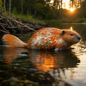 Beaver + Goldfish