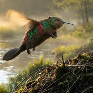 Beaver + Hummingbird