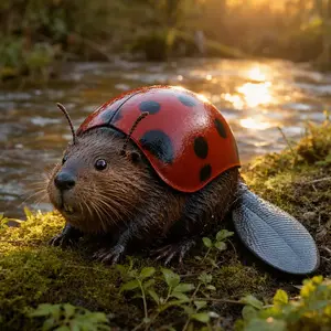 Beaver + Ladybug