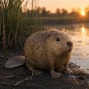 Beaver + Pufferfish