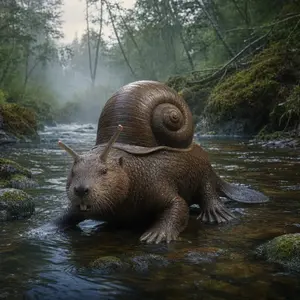 Beaver + Snail