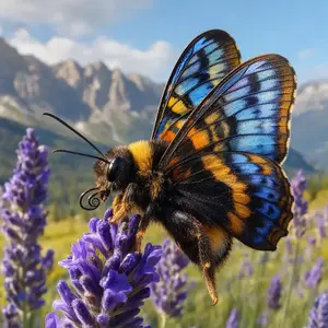 Bumblebee + Butterfly