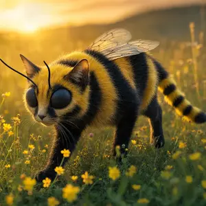 Bumblebee + Cat
