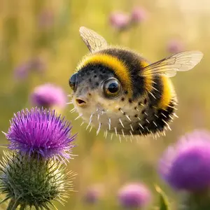 Bumblebee + Pufferfish