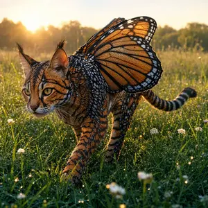 Butterfly + Cat