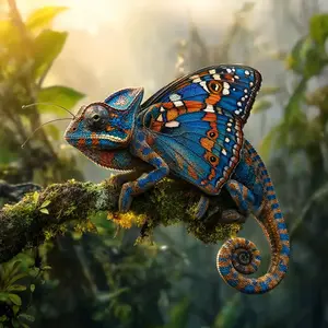 Butterfly + Chameleon
