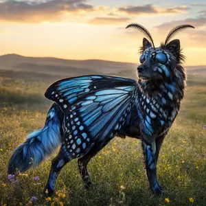 Butterfly + Dog