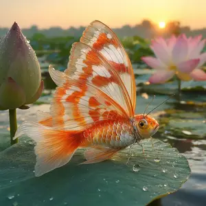Butterfly + Goldfish
