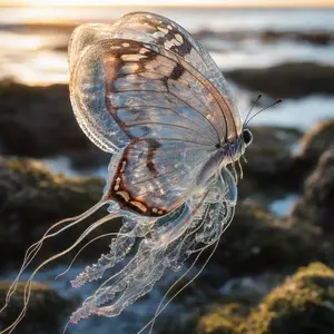 Butterfly + Jellyfish