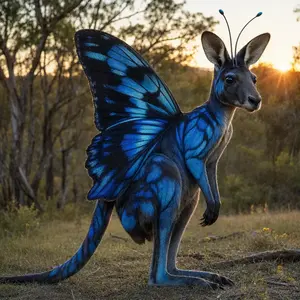Butterfly + Kangaroo