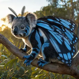 Butterfly + Koala