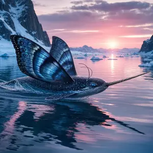 Butterfly + Narwhal