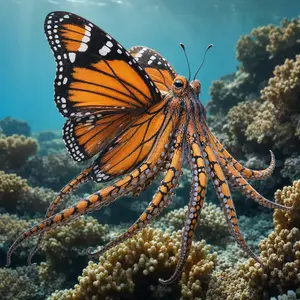 Butterfly + Octopus