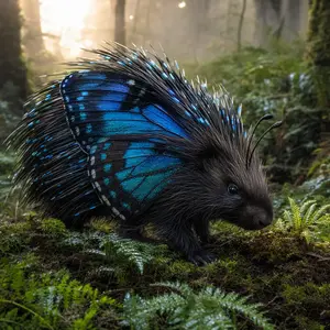 Butterfly + Porcupine