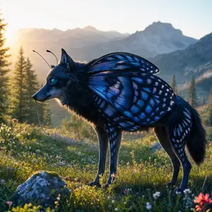 Butterfly + Wolf