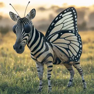 Butterfly + Zebra