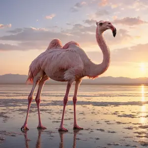 Camel + Flamingo