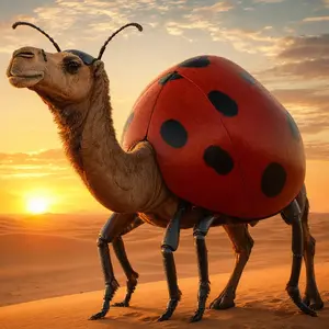 Camel + Ladybug