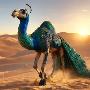 Camel + Peacock