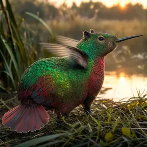 Capybara + Hummingbird