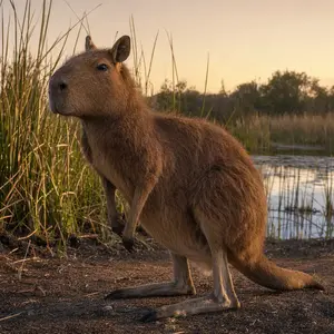 Capybara + Kangaroo