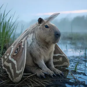 Capybara + Moth